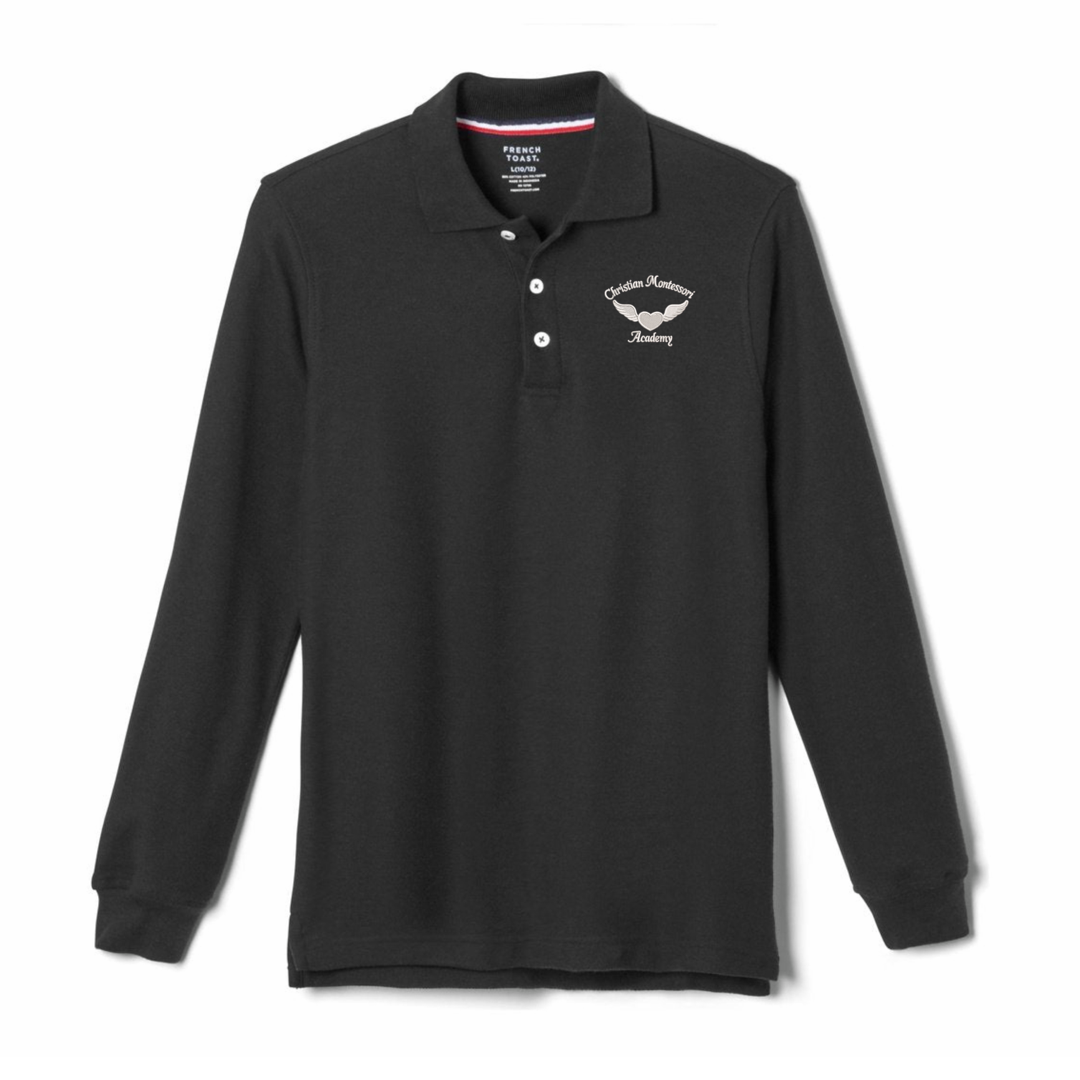 ICMA - Youth / Adult Co-Ed Long Sleeve Pique Polos