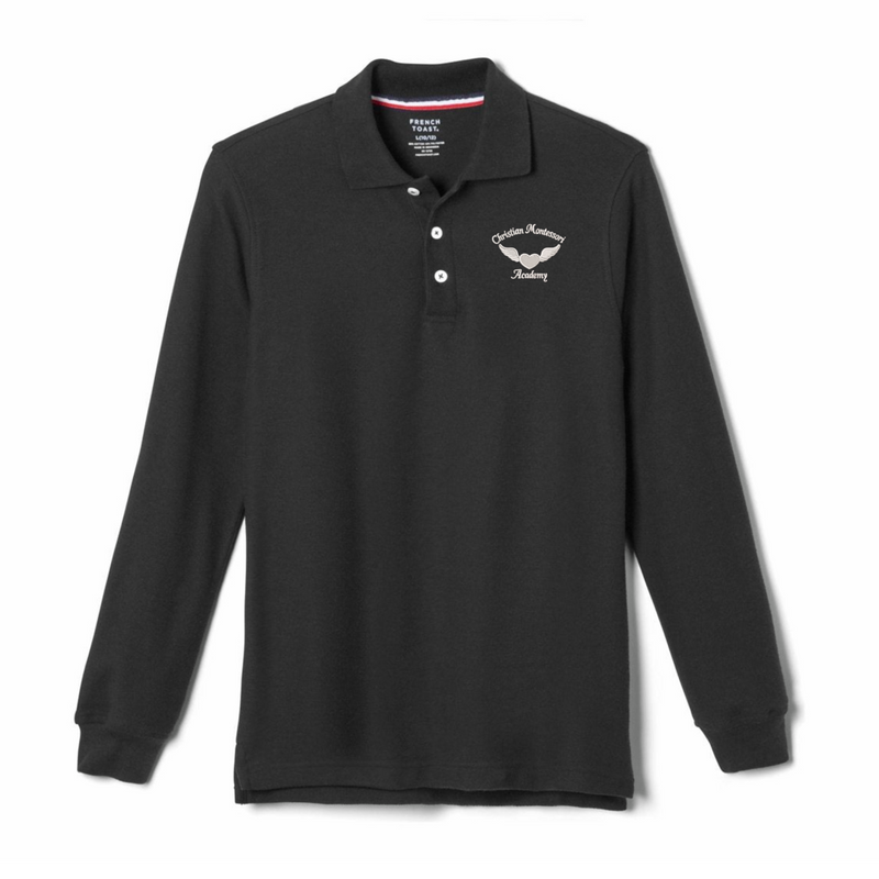 ICMA - Youth / Adult Co-Ed Long Sleeve Pique Polos