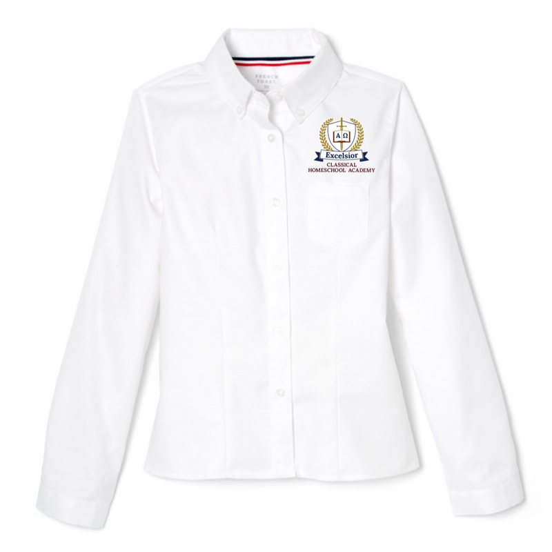 Excelsior Classical - Girl's / Women's Long Sleeve Fitted Oxford Shirt