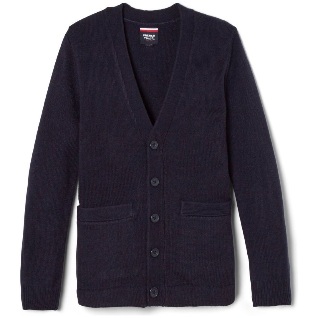 French Toast Toddler Anti-Pill V-Neck Cardigan