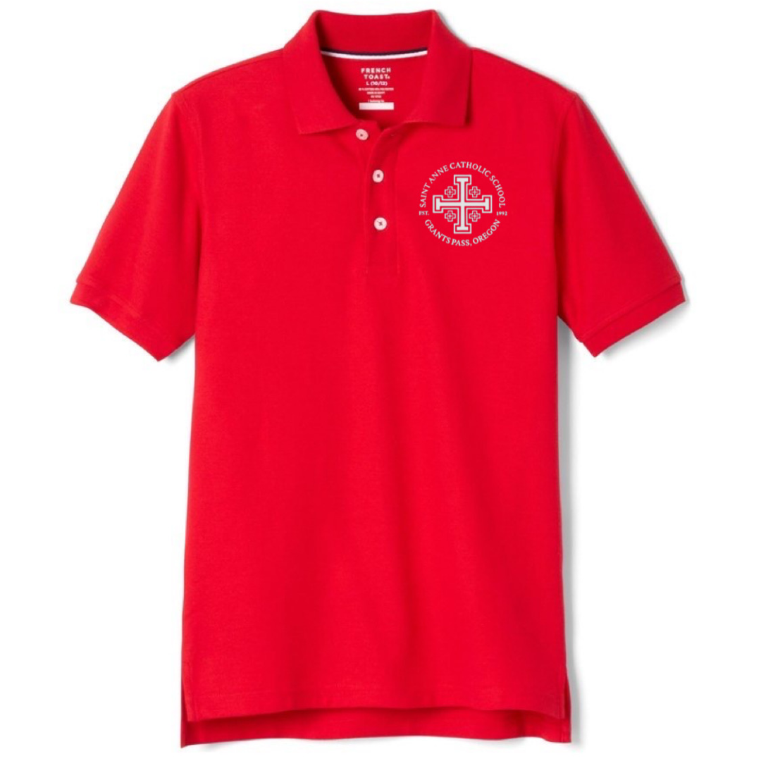 St. Anne Catholic School - Co-Ed Youth / Adult Short Sleeve Pique Polo