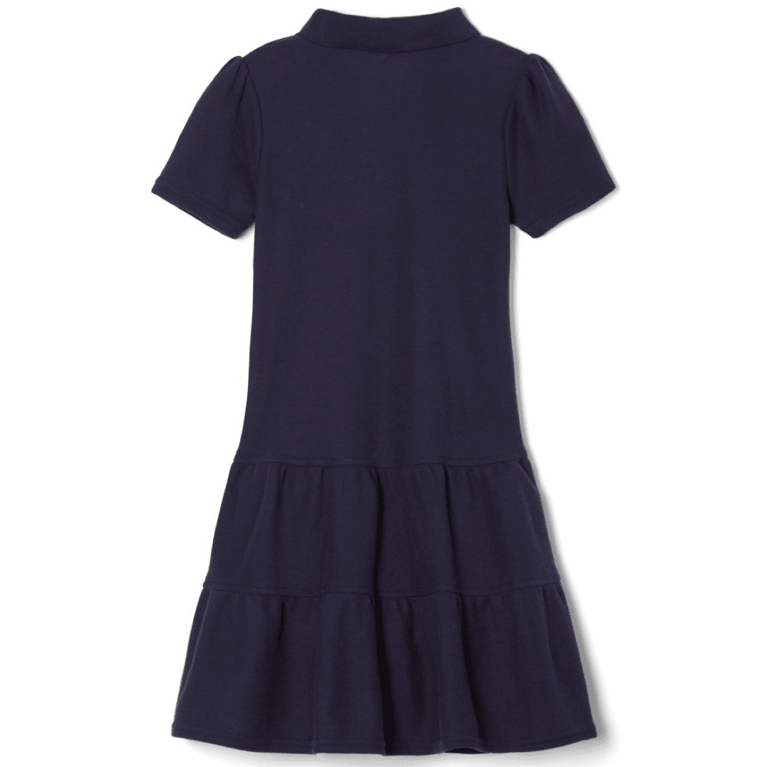 St. Anne Catholic School - Short Sleeve Ruffle Piqué Polo Dress