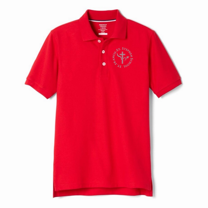 St .Francis-St. Stephen - Co-Ed Youth / Adult Short Sleeve Pique Polo