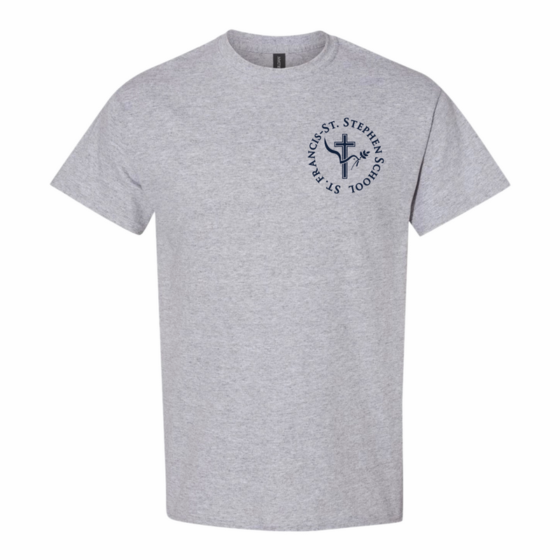 St. Francis-St. Stephen - Co-Ed Youth Short Sleeve Gym T-Shirt