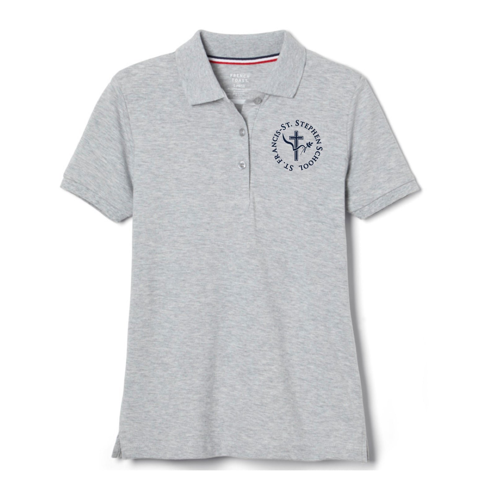 St. Francis  - Girl's / Young Women's Short Sleeve Stretch Pique Polos