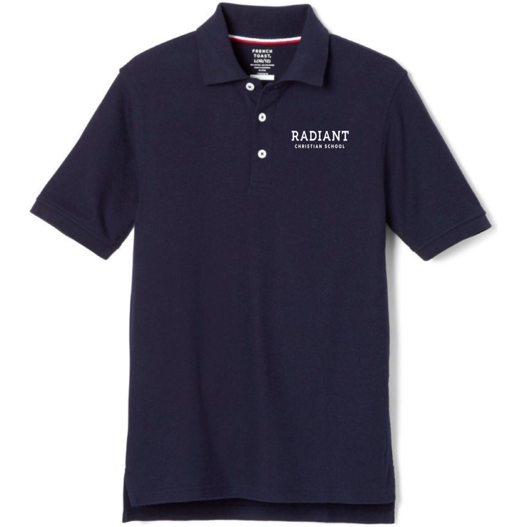 Radiant Christian School - Co-Ed Youth Short Sleeve Pique Polo