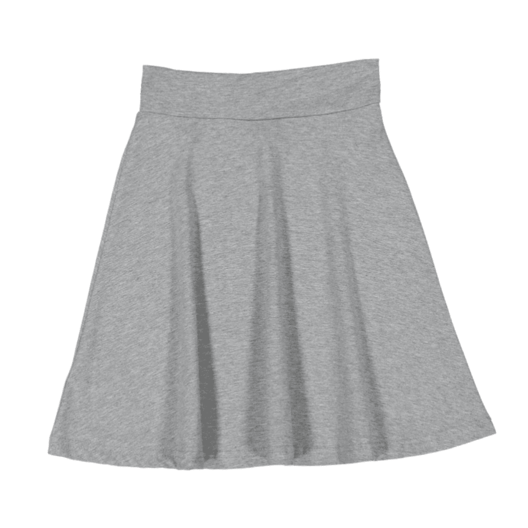 Cheryl Creations - Ponte Modesty Skirt - Heather Grey