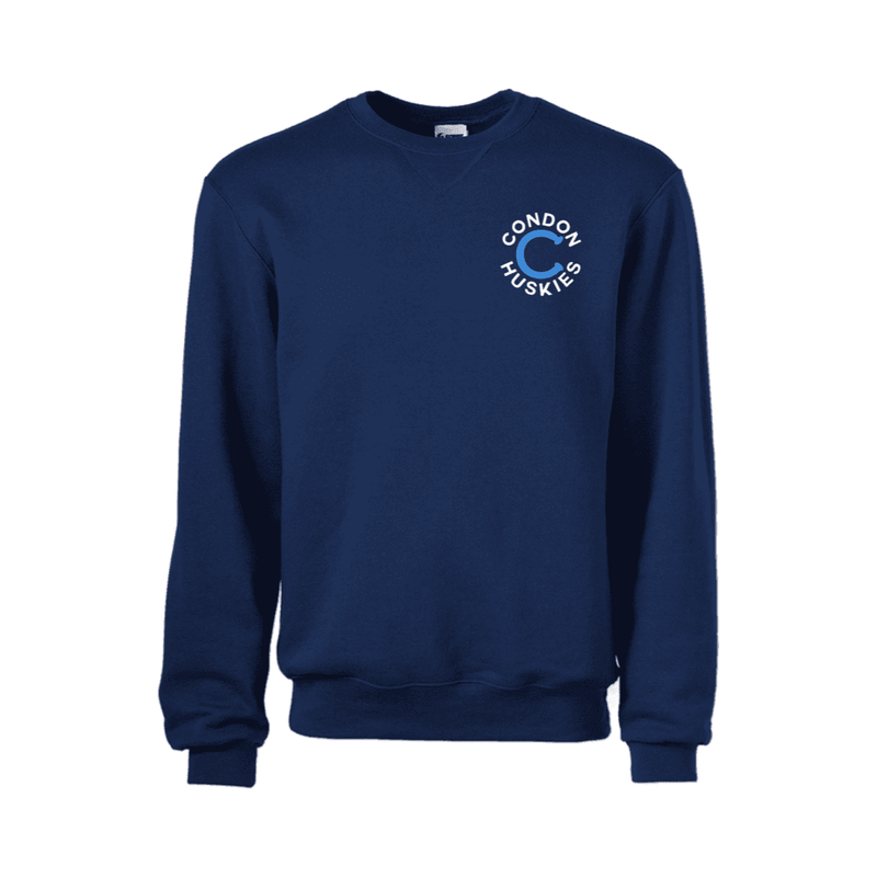 Condon K-8 - Navy Crew Neck Sweatshirts - Kids / Adults