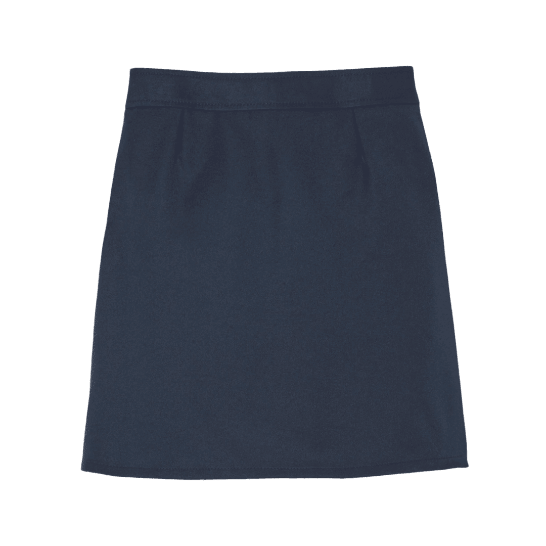 2-Tab Pleated Scooter- Plus Size - Navy