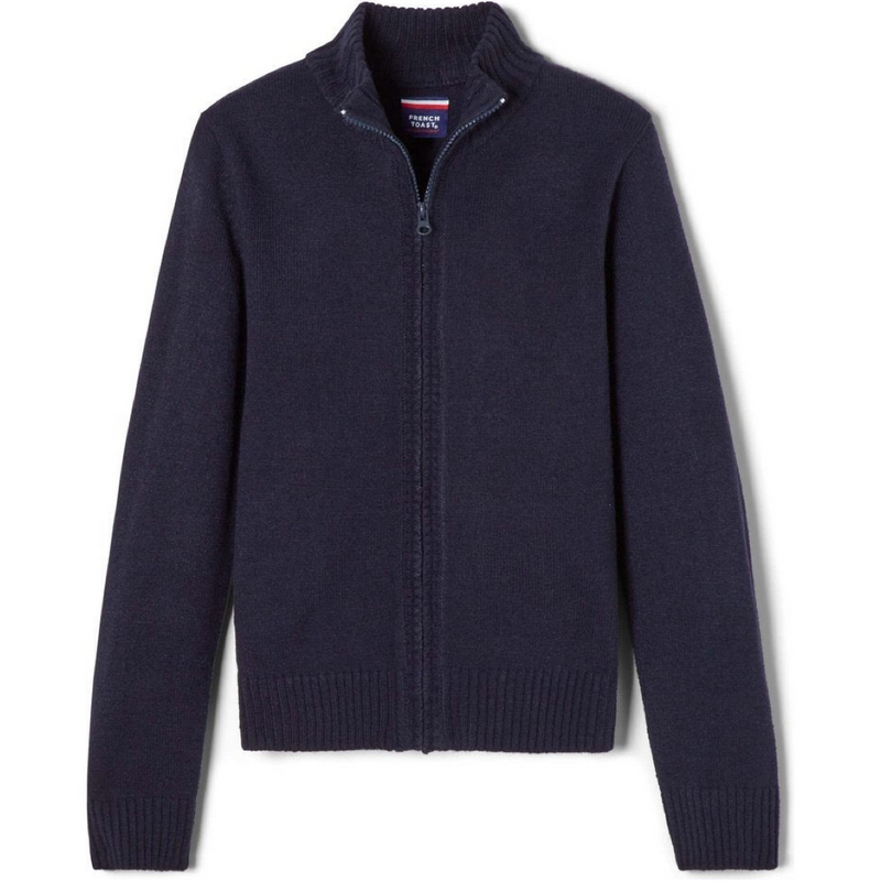 Landmark Baptist Academy  - Co-Ed Youth / Adult Zip Front Cardigan - No Logo