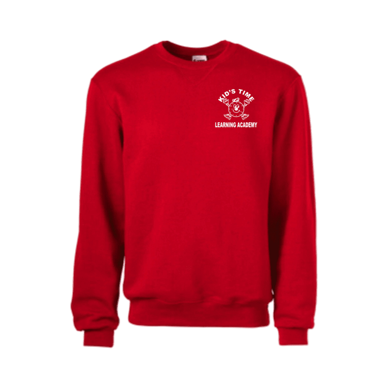 Kid's Time Learning Academy - Red Crewneck Sweatshirt - Kids