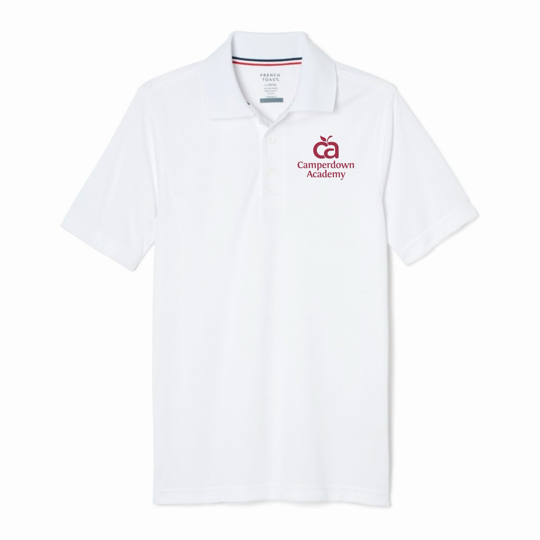 Camperdown Academy - Youth / Adult Co-Ed Short Sleeve Moisture Wicking Polo