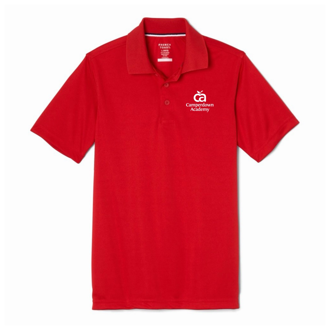 Camperdown Academy - Youth / Adult Co-Ed Short Sleeve Moisture Wicking Polo