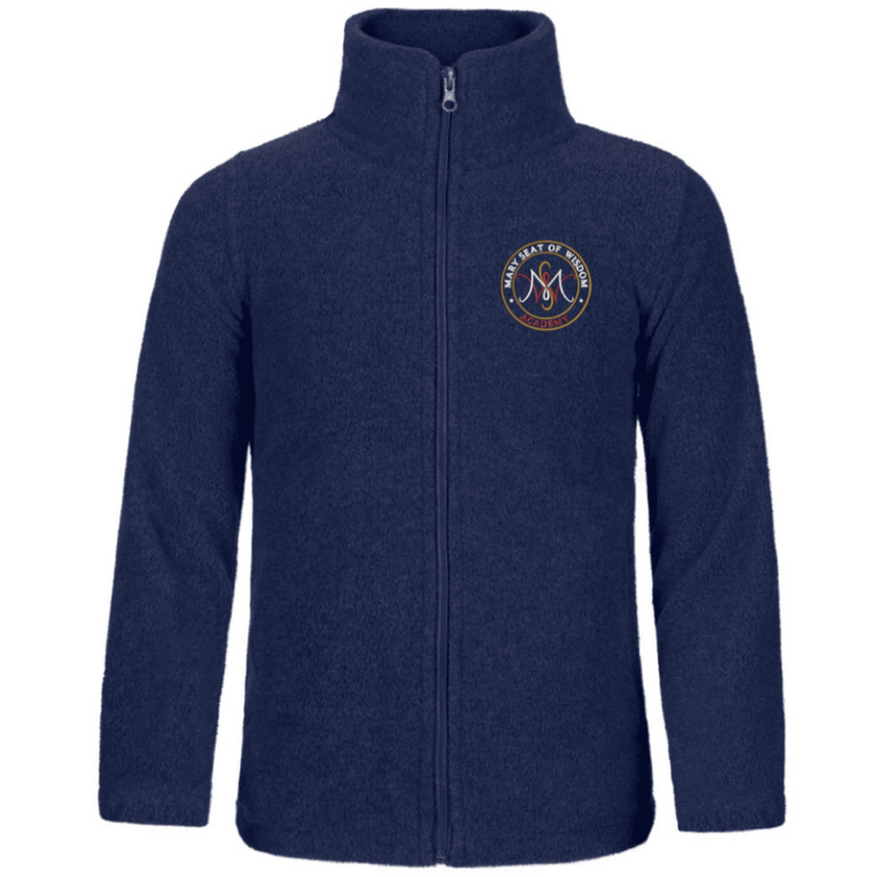 Mary Seat of Wisdom - Co-Ed Youth / Adult Polar Fleece Jacket