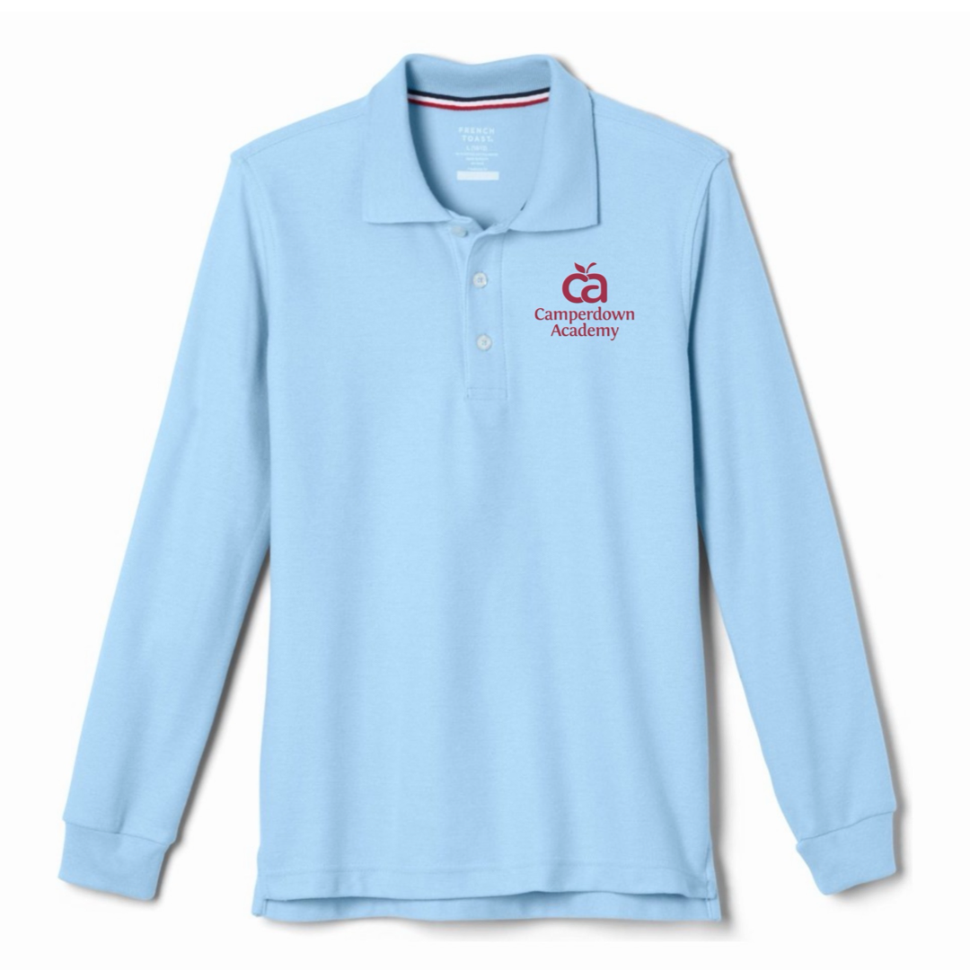 Camperdown Academy - Youth / Adult Co-Ed Long Sleeve Pique Polos