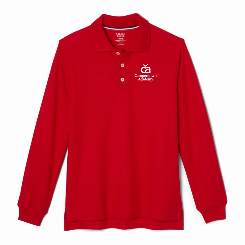 Camperdown Academy - Youth / Adult Co-Ed Long Sleeve Pique Polos