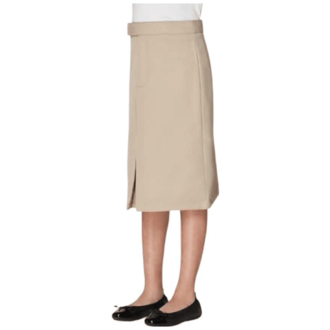 Landmark Baptist Academy - Girl&#39;s / Women&#39;s Below The Knee Kick Pleat Skirt