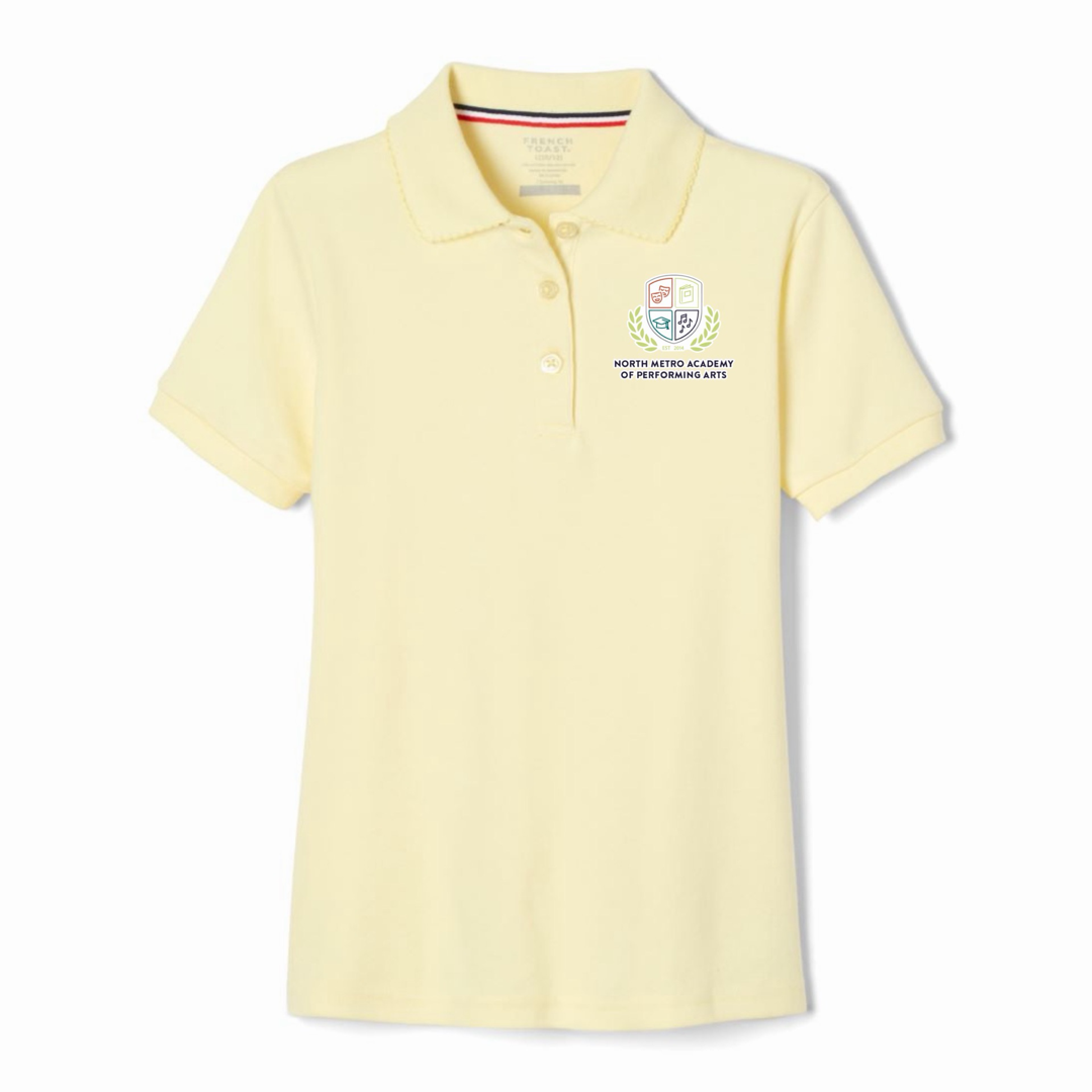 North Metro Academy - Girl's Short Sleeve Picot Collar Polo