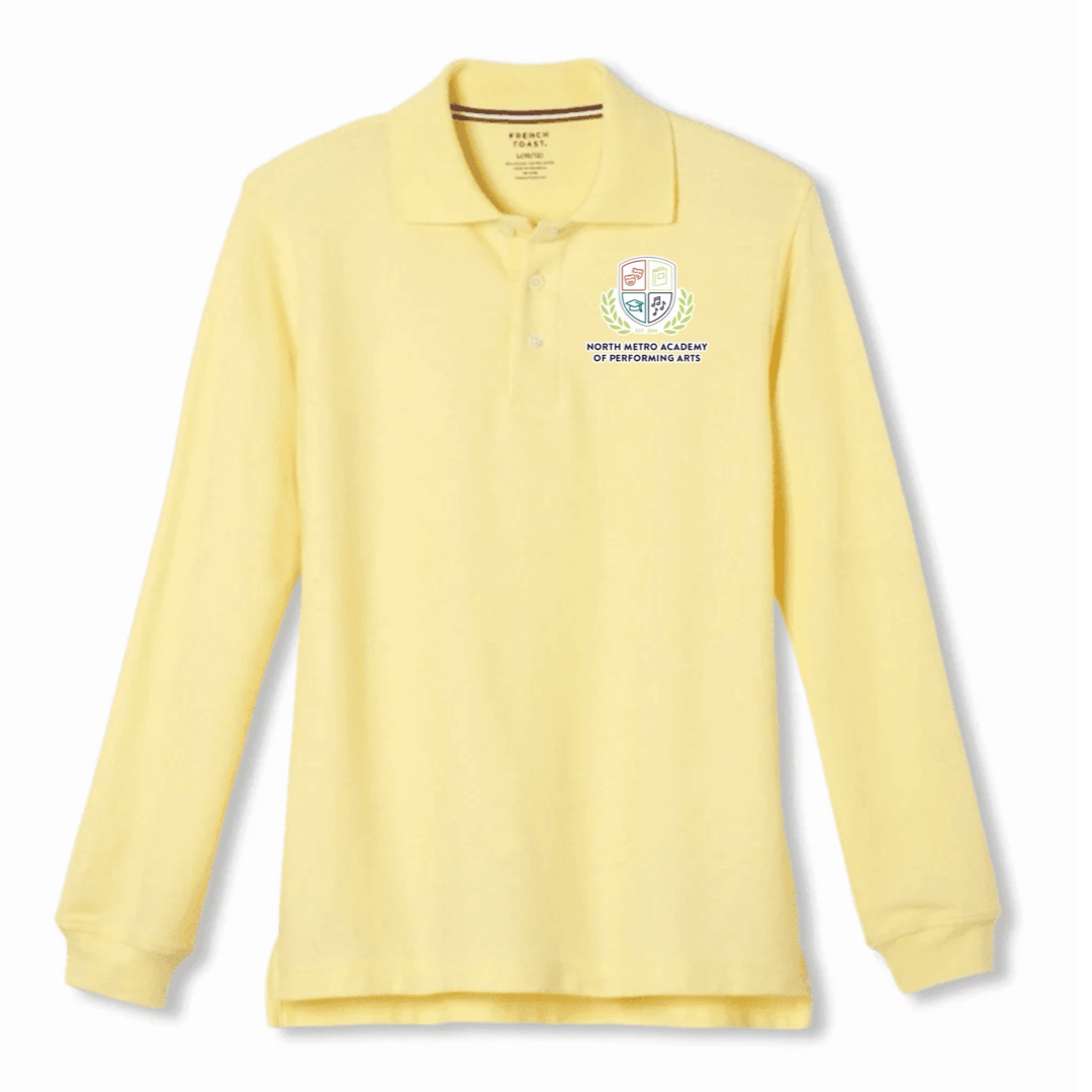 North Metro Academy - Co-Ed Youth / Adult Long Sleeve Pique Polos