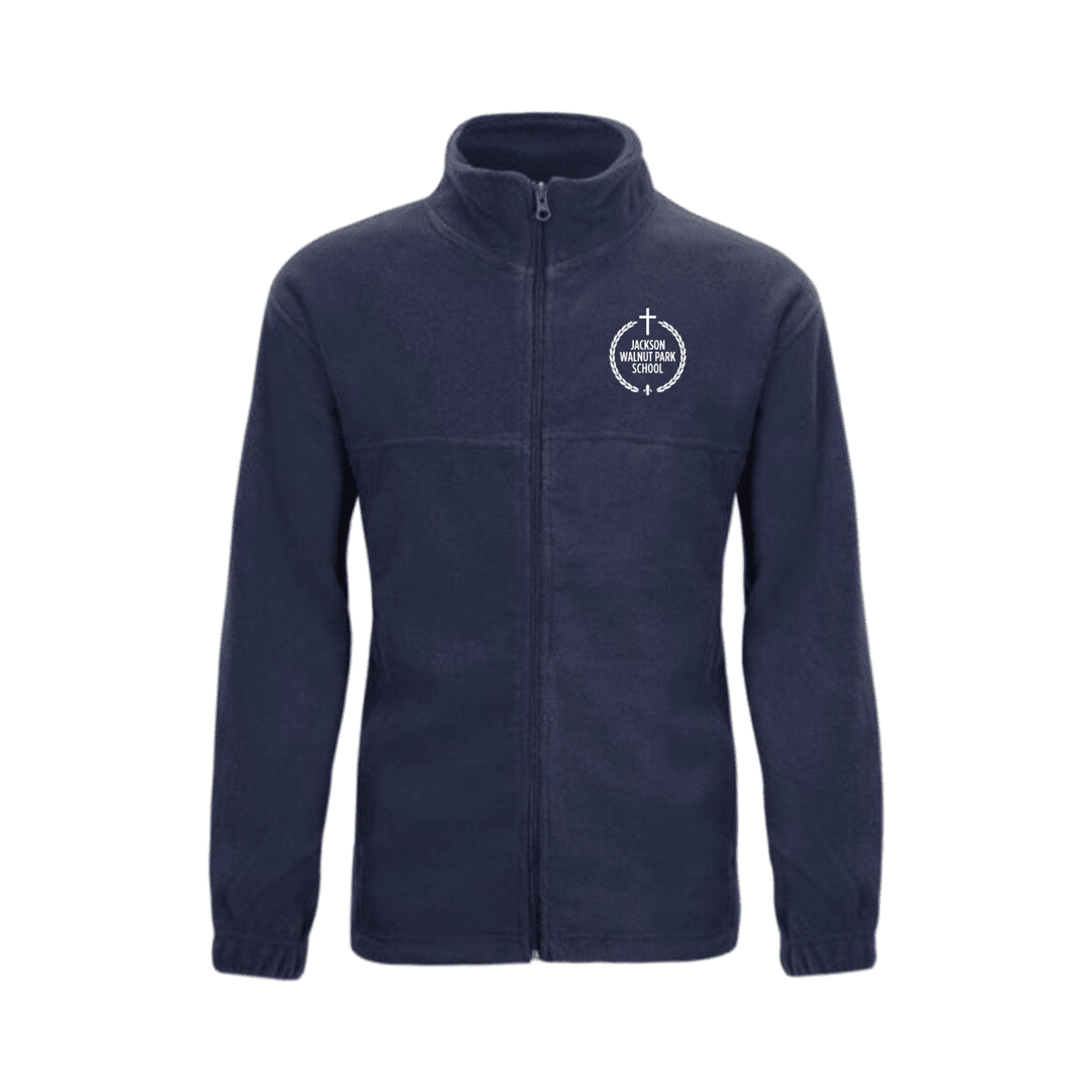 Jackson Walnut Park - Navy Full Zip Polar Fleece Jacket - Adult