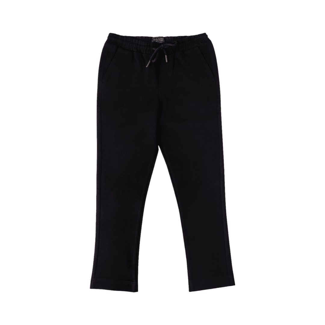 Leo &amp; Zachary -  Boys Slim Fit 4 Way Stretch Jogger Pants- Black