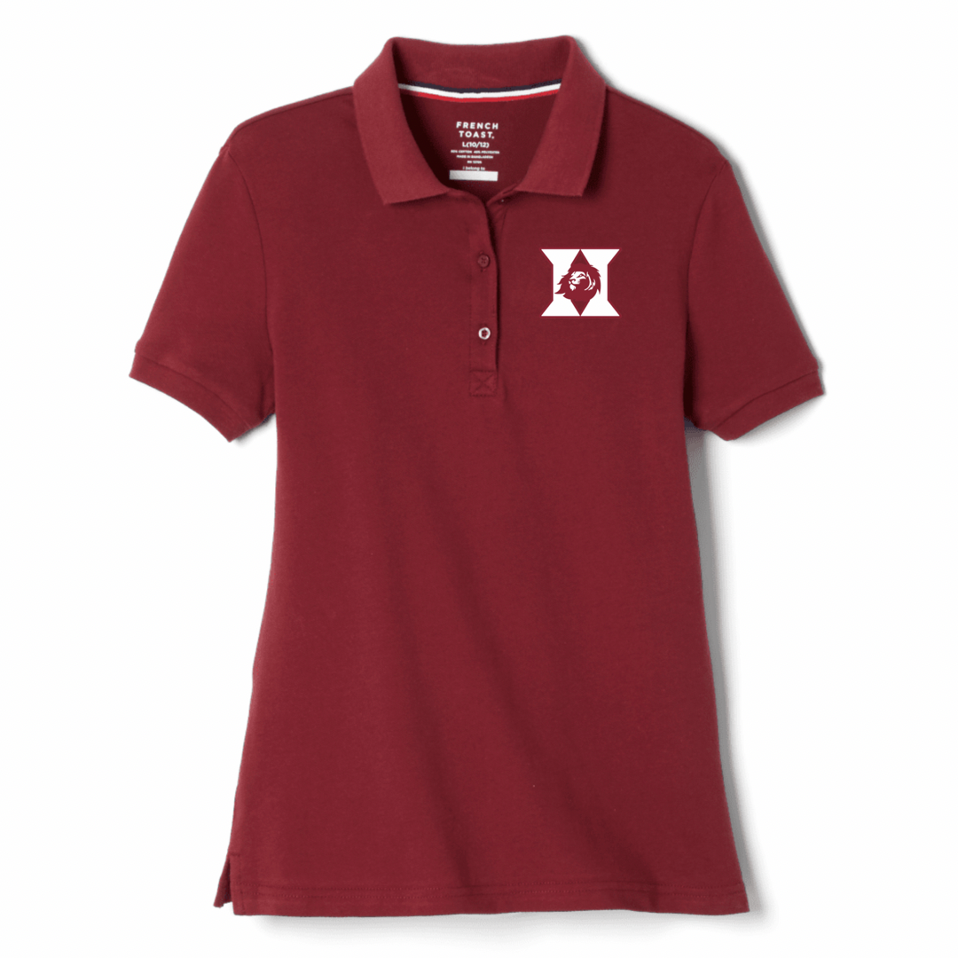 Harvest Christian School - Girl's Short Sleeve Stretch Pique