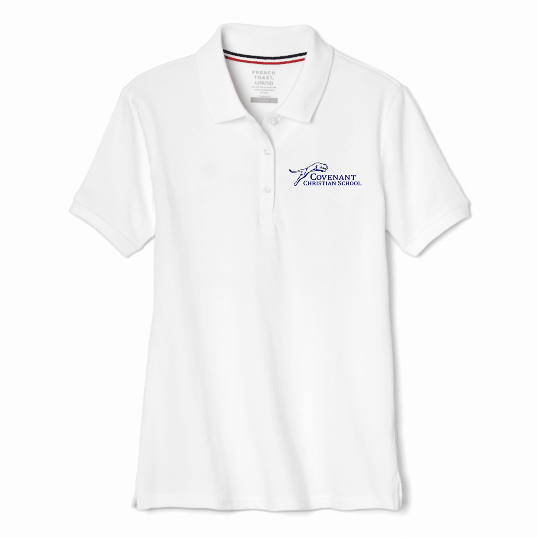 Covenant Christian School - Girl's / Young Women's Short Sleeve Stretch Pique Polos