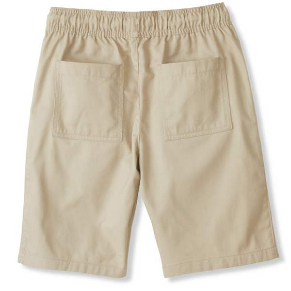 Co-Ed Pull-On Twill Shorts with Drawstring - Online Only