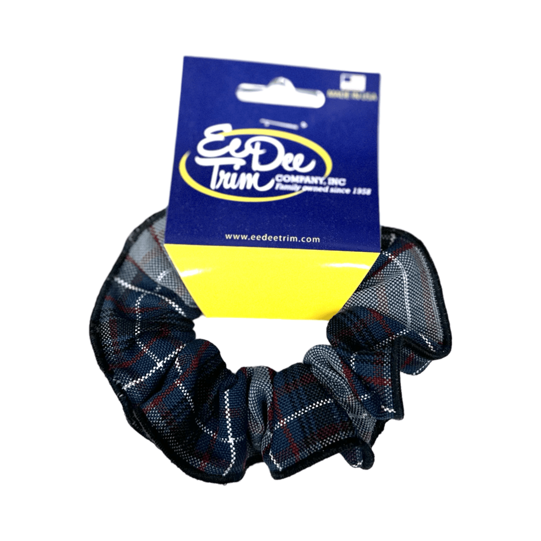 Scrunchie with Merrowed Edge - Plaid P82