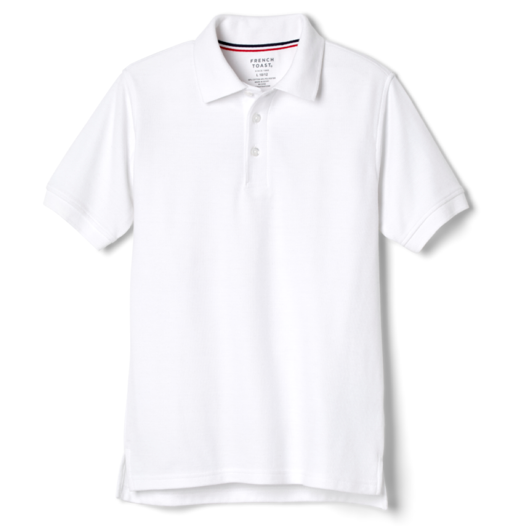 Holy Martyrs - Co-Ed Youth Short Sleeve Pique Polo - No Logo