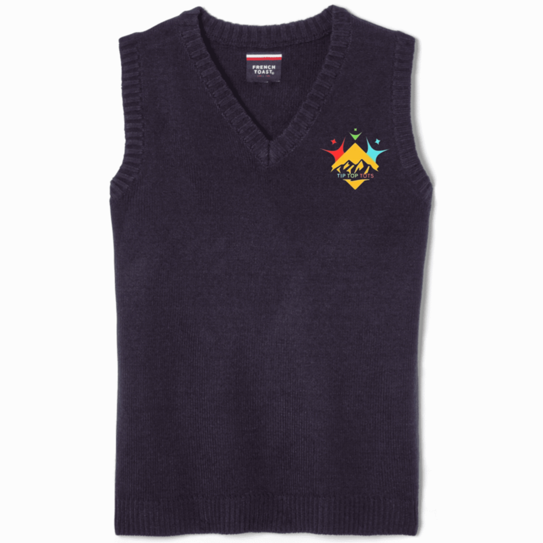 Tip Top Tots - Co-Ed Youth  V-Neck Sweater Vest