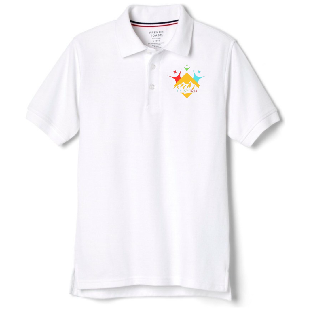 Tip Top Tots - Co-Ed Youth Short Sleeve Pique Polos