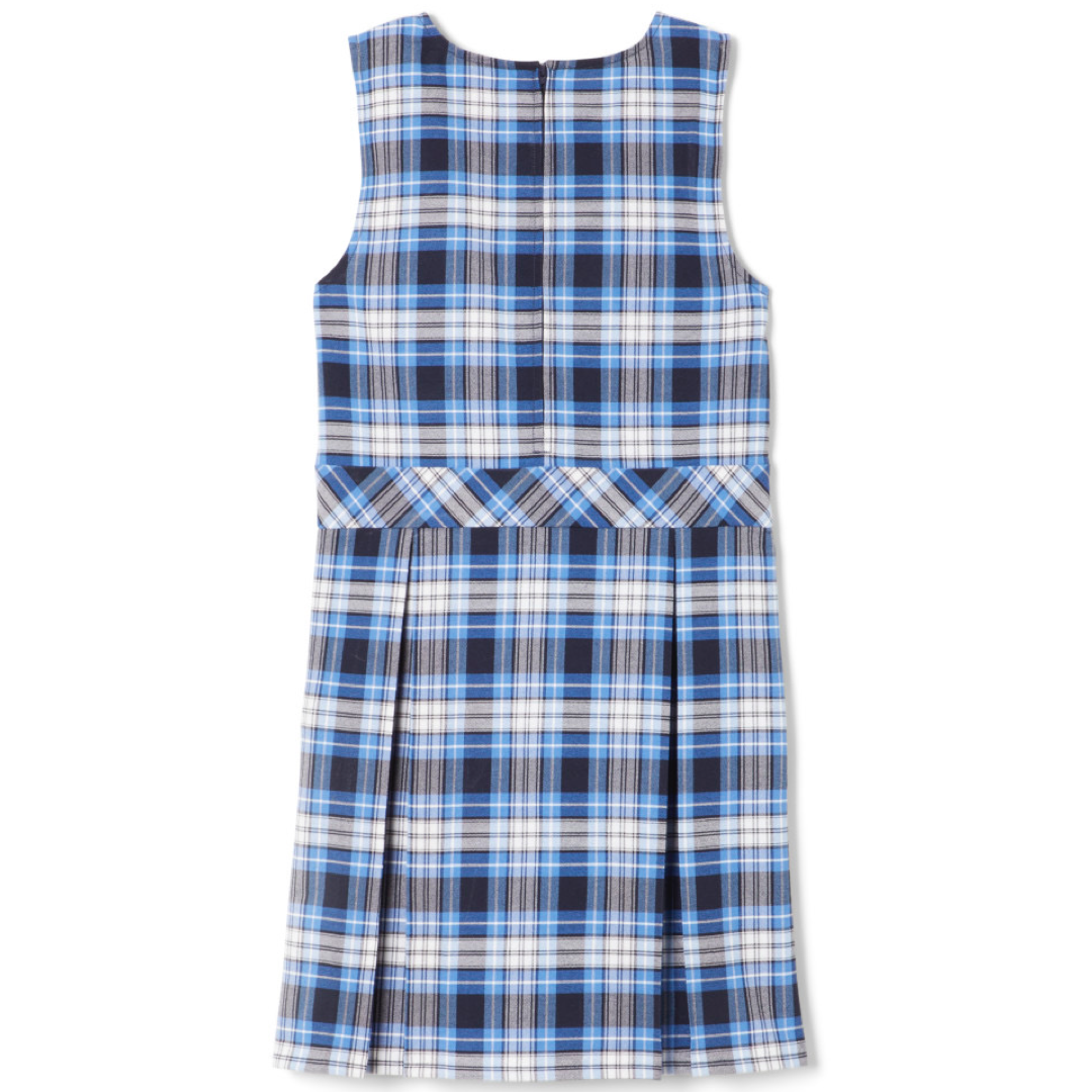 Girl&#39;s Plus Size - Plaid Box Pleat Jumpers