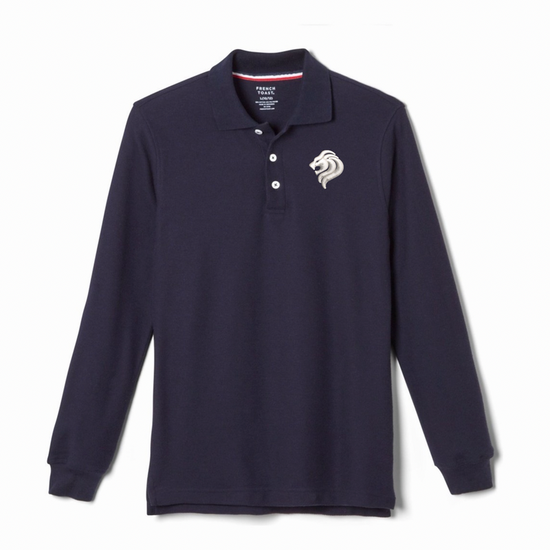 San Diego Jewish Academy - Youth / Adult Co-Ed Long Sleeve Pique Polos