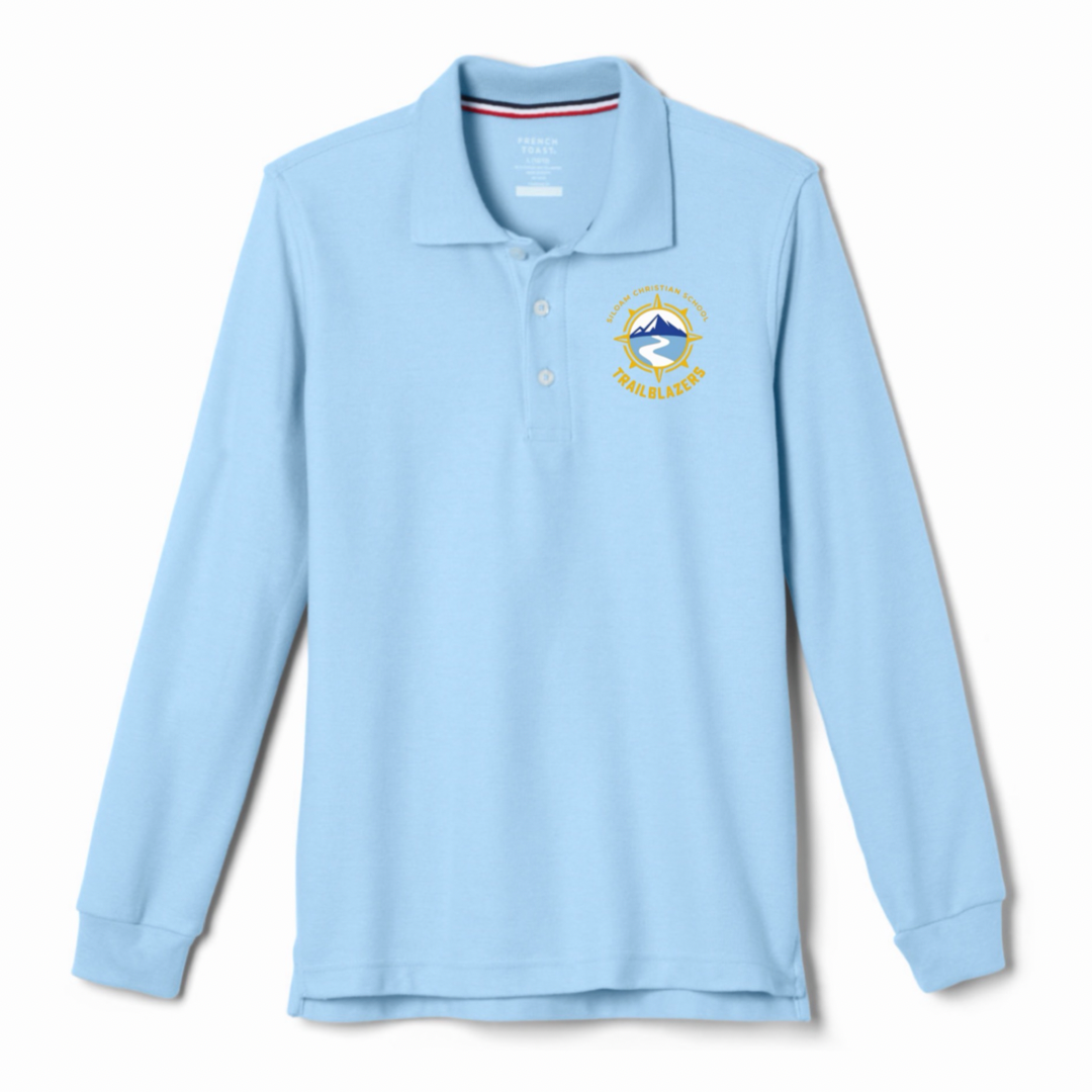 Siloam Christian School - Co-Ed Youth / Adult Long Sleeve Pique Polo