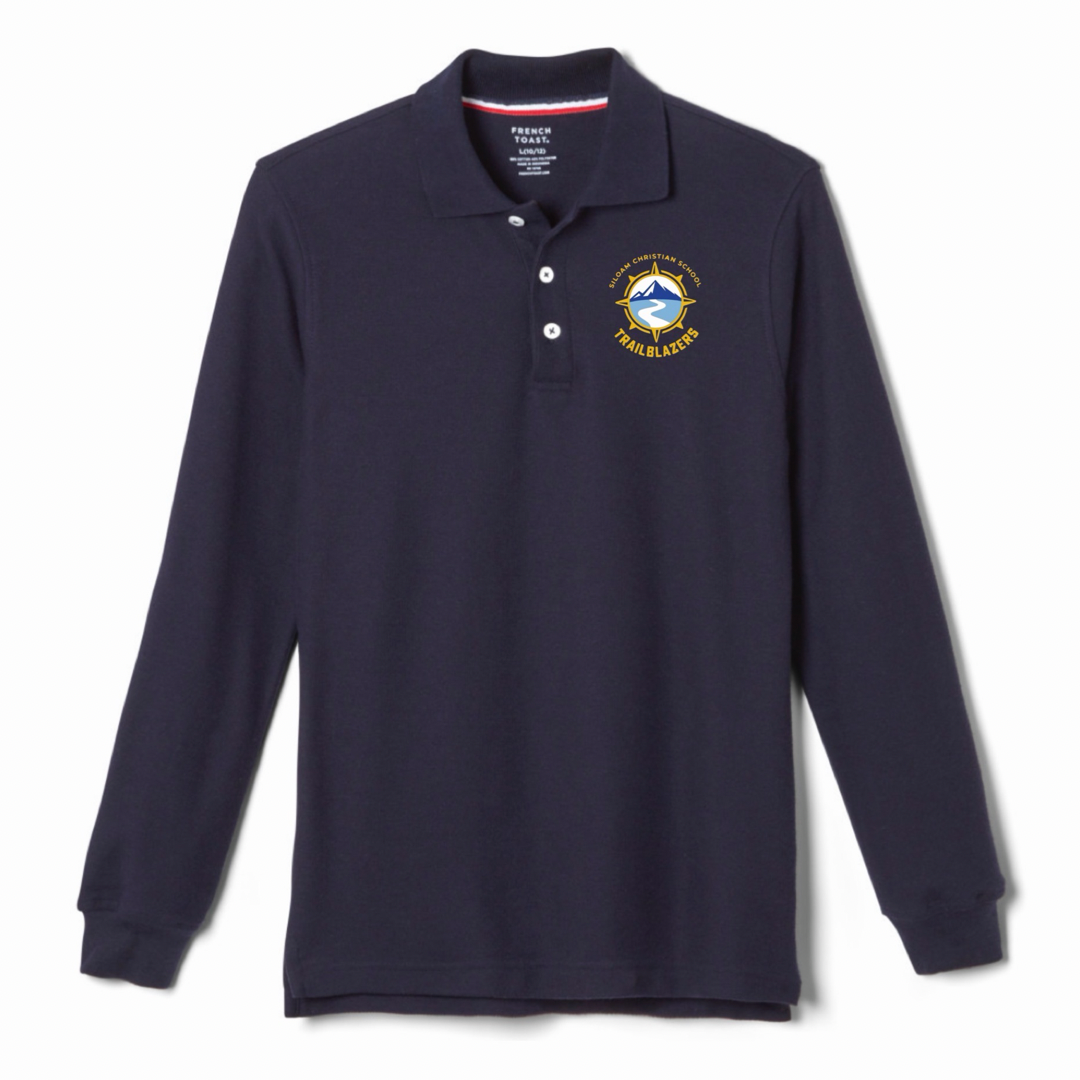 Siloam Christian School - Co-Ed Youth / Adult Long Sleeve Pique Polo