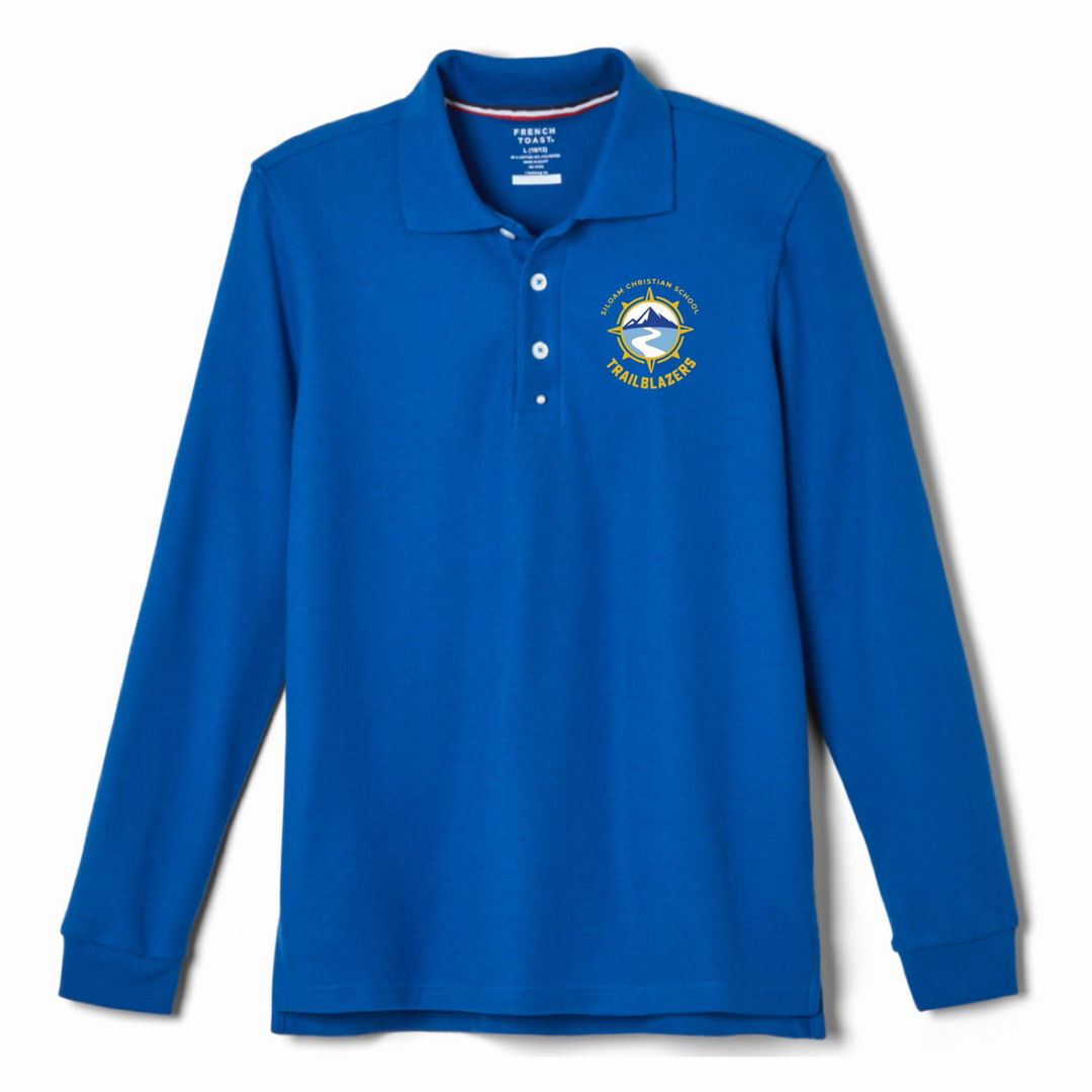 Siloam Christian School - Co-Ed Youth / Adult Long Sleeve Pique Polo