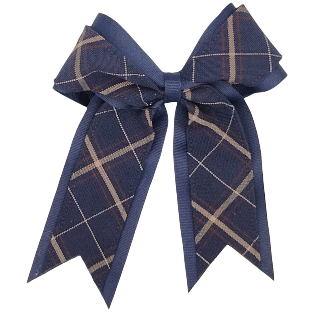 Santa Rosa Academy - 2 Layer Cheer Bow  - P6A