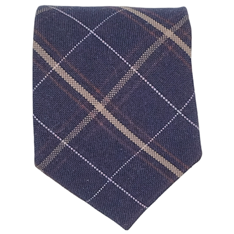 Young Men's Plaid Men's 4 in hand Tie - P6A