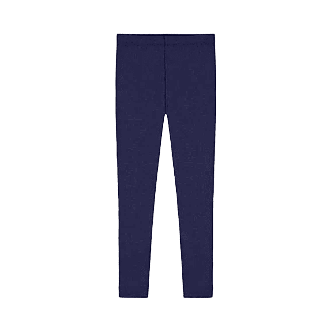 Lycra Stretch Jersey Leggings - Navy