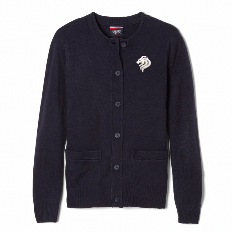 San Diego Jewish Academy - Girl's / Women's Crewneck Cardigan Sweater