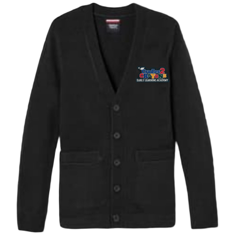 Cradles 2 Crayons - Boy's V-Neck Cardigan Sweater