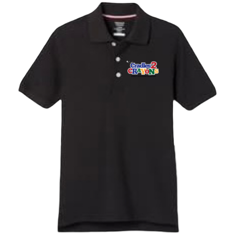Cradles 2 Crayons  - Co-Ed Adult Short Sleeve Polo Shirt