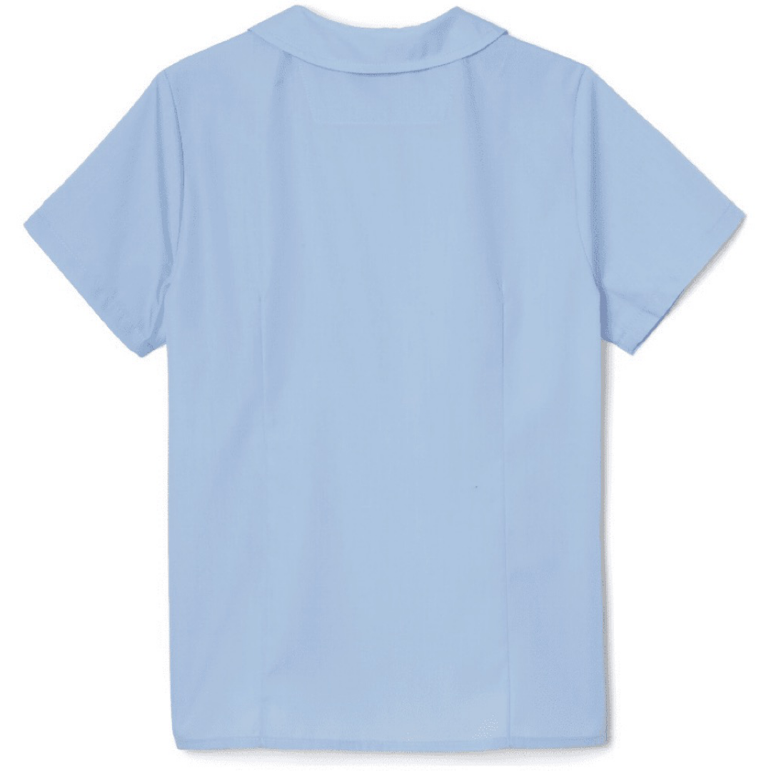 St. Mary's Catholic School - TX  - Girl's Short Sleeve Peter Pan Blouse - No Logo