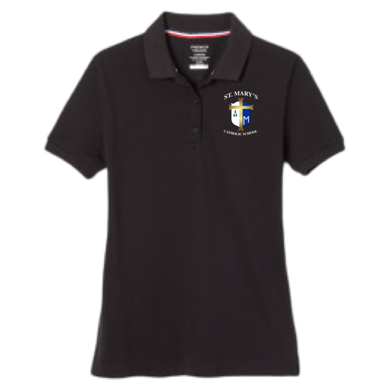 St. Mary's Catholic School -TX- Girl's Short Sleeve Stretch Piqué Polo