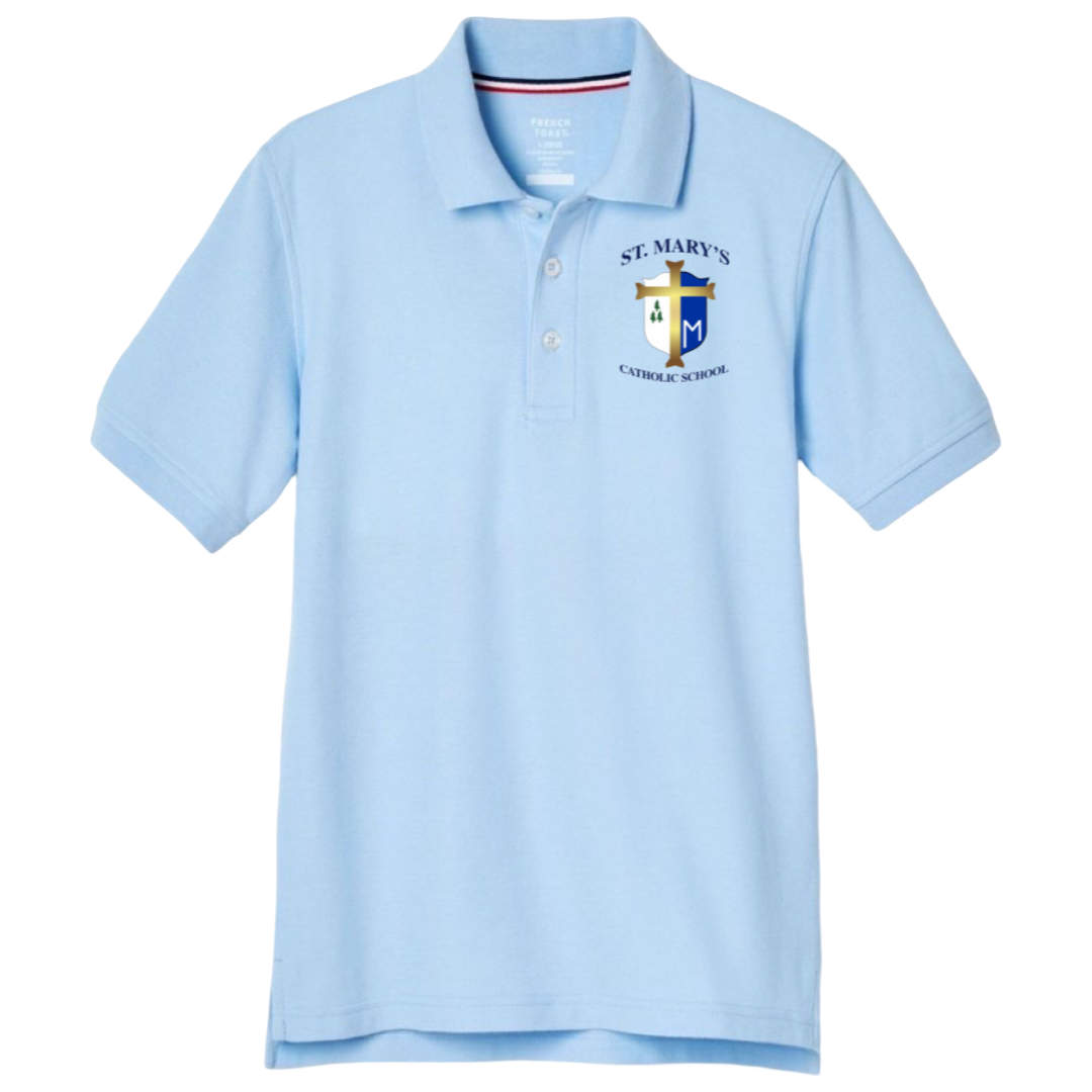St. Mary's Catholic School -TX- Co-Ed Youth Short Sleeve Pique Polo