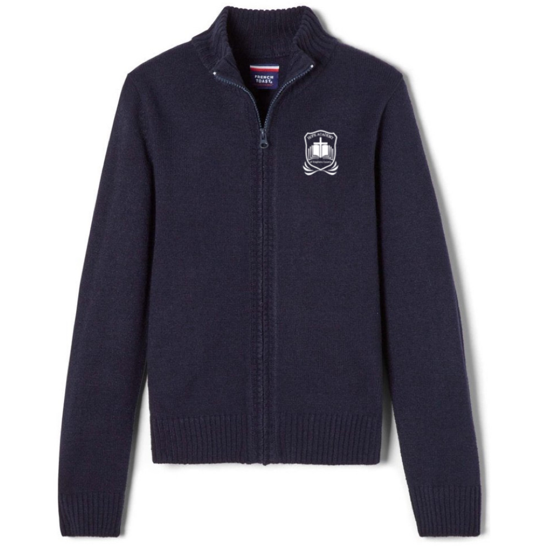 Hope Academy - Co-Ed Youth / Adult Zip Front Cardigan