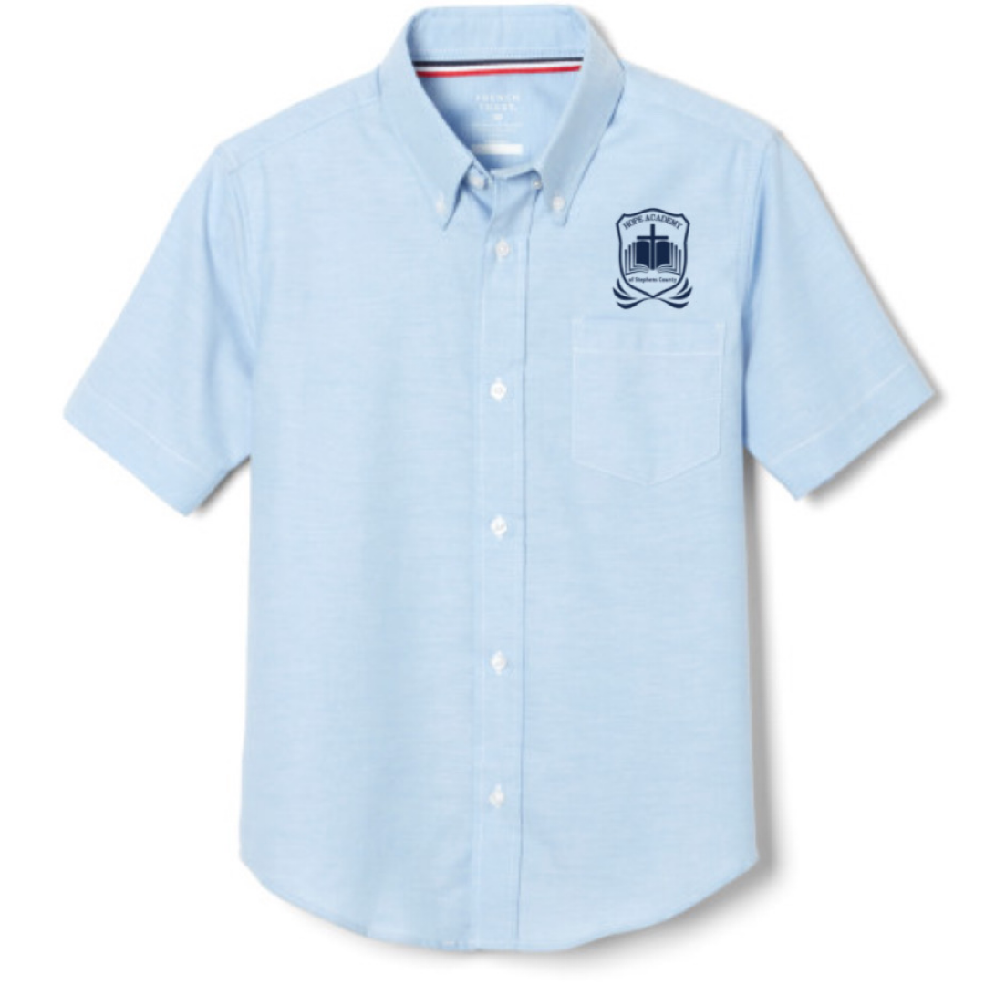 Hope Academy - Boy's / Young Men's Short Sleeve Oxford Shirt