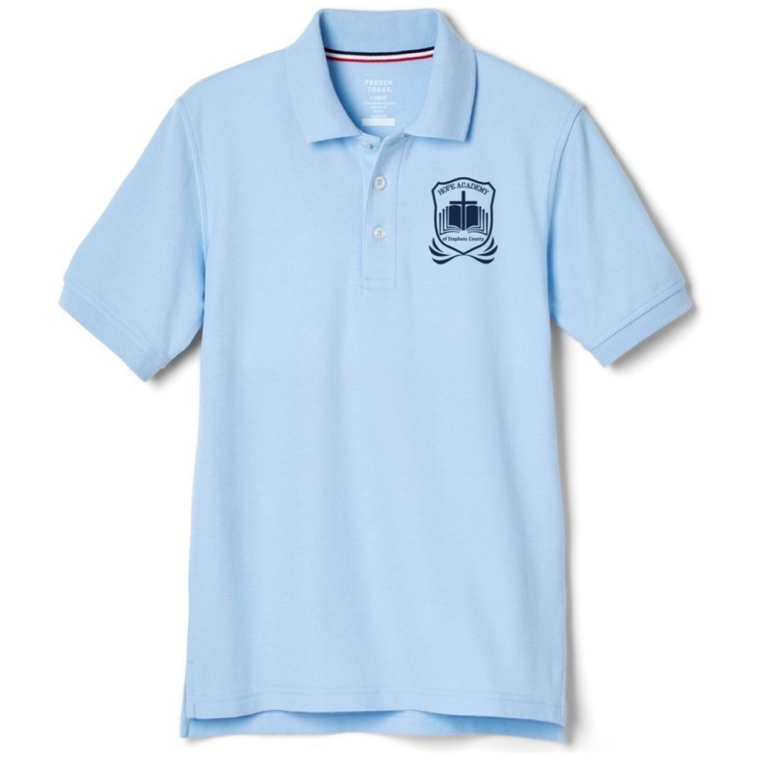 Hope Academy - Co-Ed Youth / Adult Short Sleeve Pique Polos