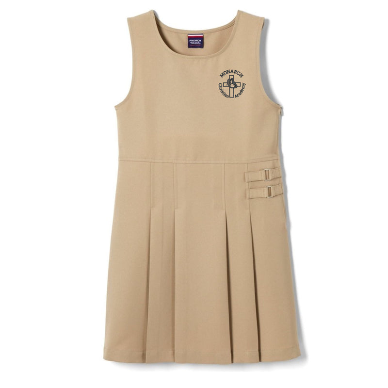 Monarch Christian Montessori - Girl's French Toast Double Buckle Jumper